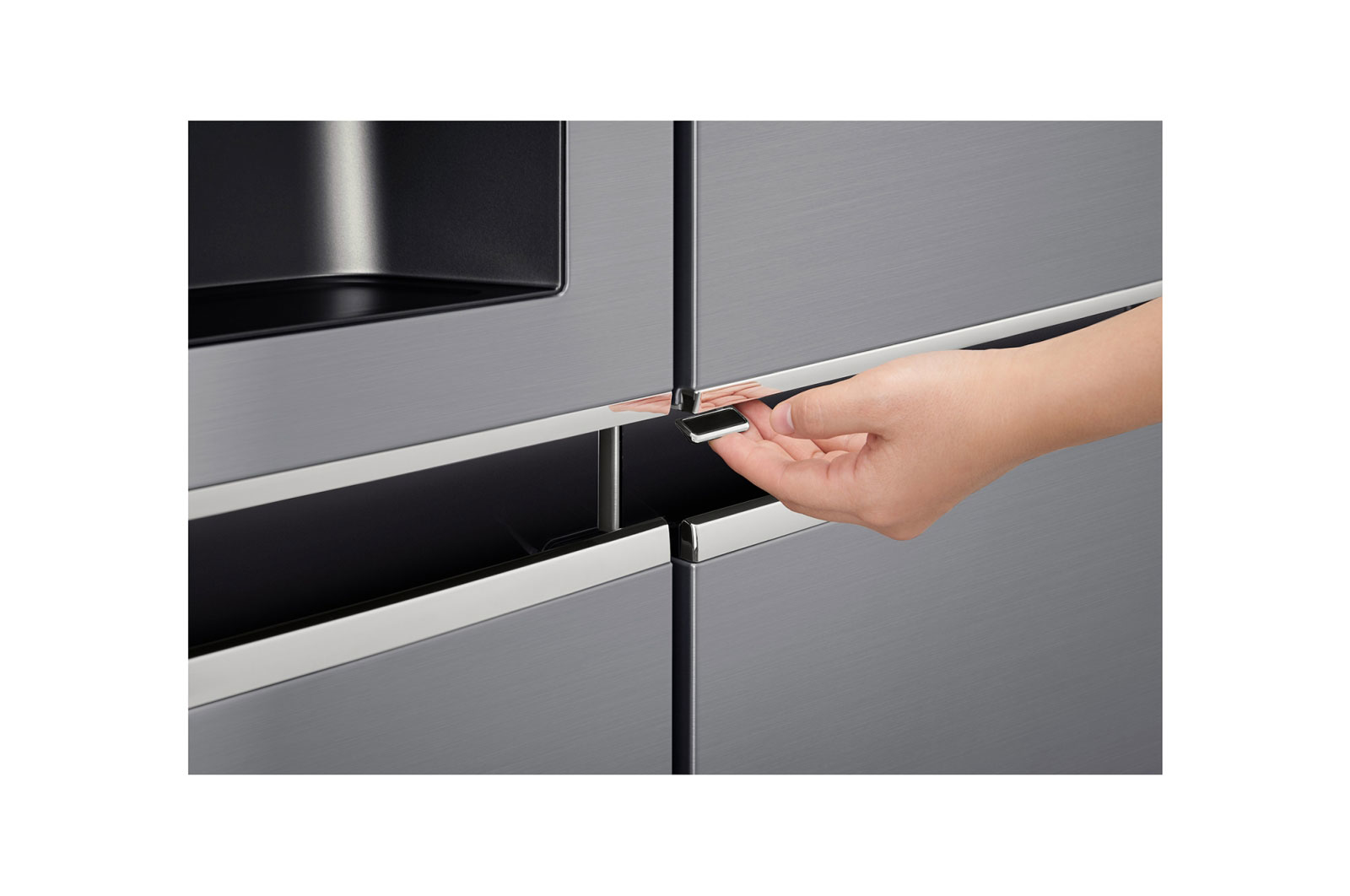 LG GSJ761PZZZ side-by-side refrigerator Freestanding – image 5