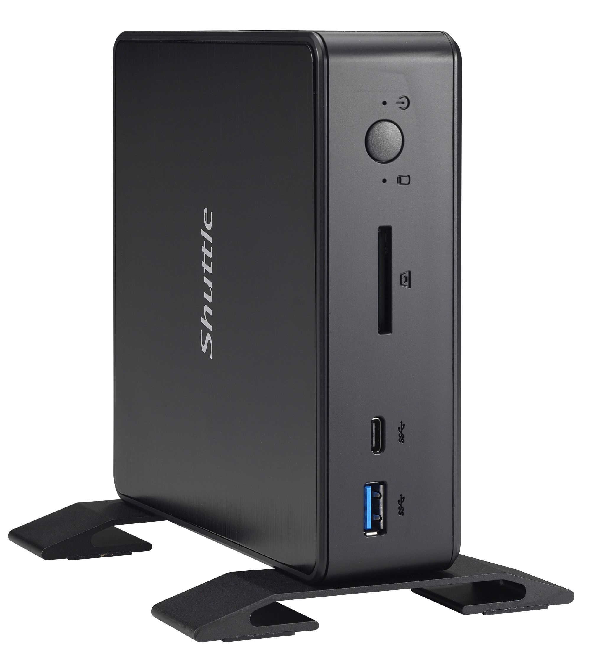 Shuttle Nano PC NC10U , Intel Celeron 4205U, 1x HDMI, 1x DP, 1x 2.5″ bay, 1x M.2, 1x LAN, 1x COM, Wifi, 24/7 permanent operation, incl. VESA & Stand image 11