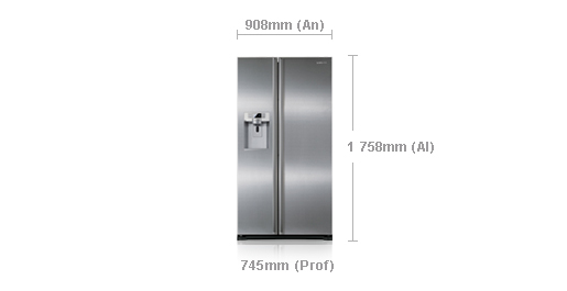 Samsung RSG5UURS side-by-side refrigerator – image 2