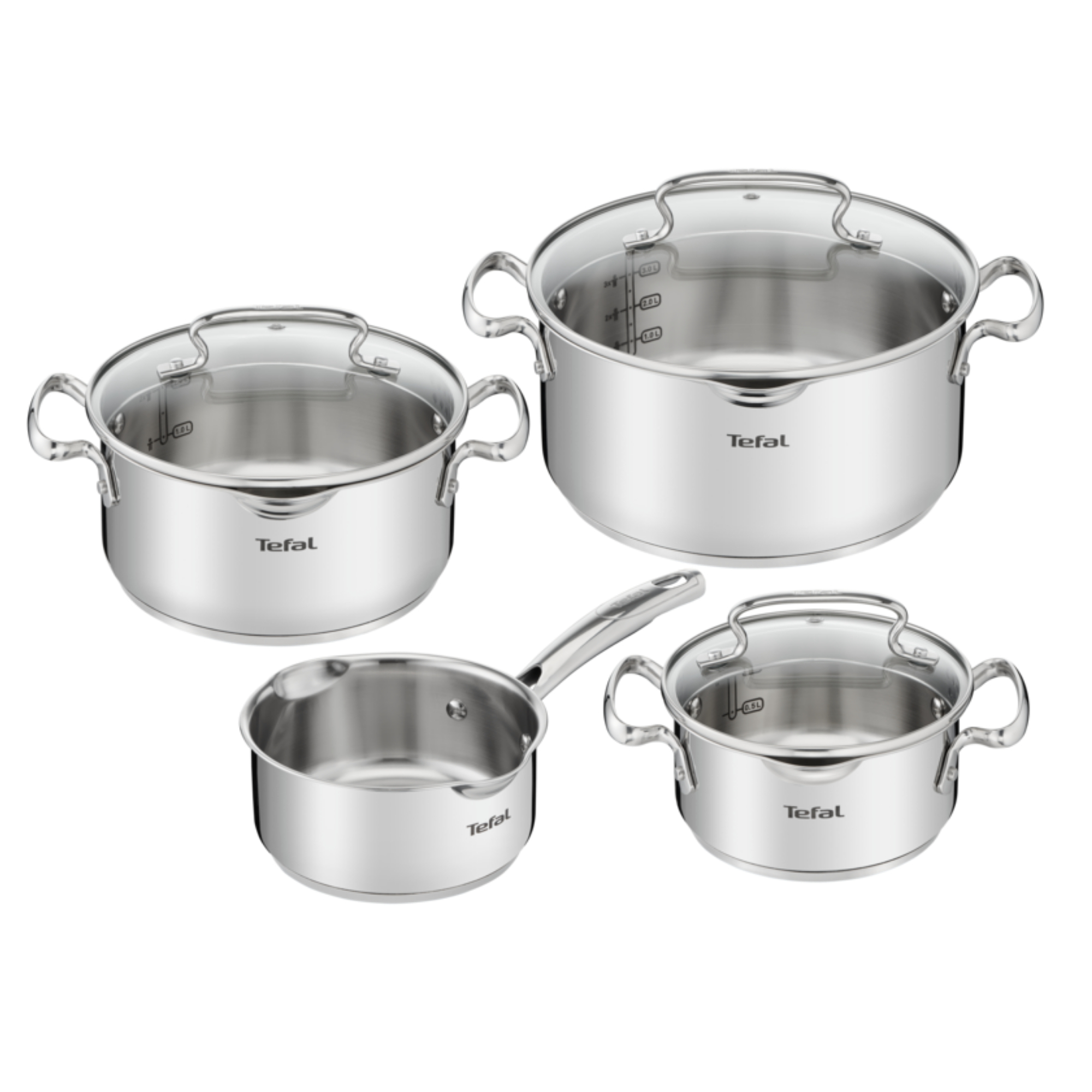 Tefal Duetto+ G719S735 set di pentole 7 pz