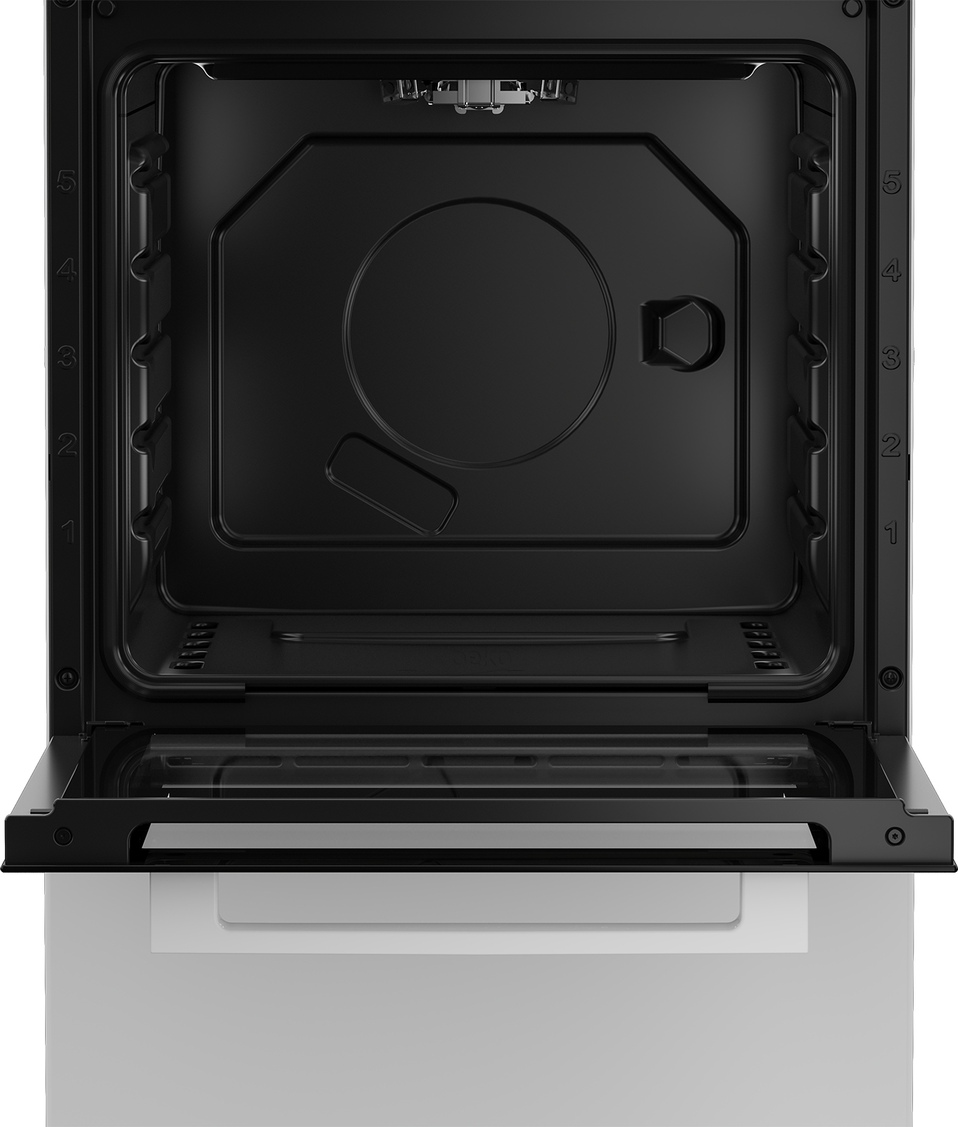 Beko FSG52020DW cooker Freestanding cooker Gas Black, White – image 6