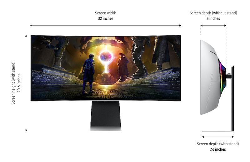 Samsung LS34DG856SNXZA computer monitor – image 5