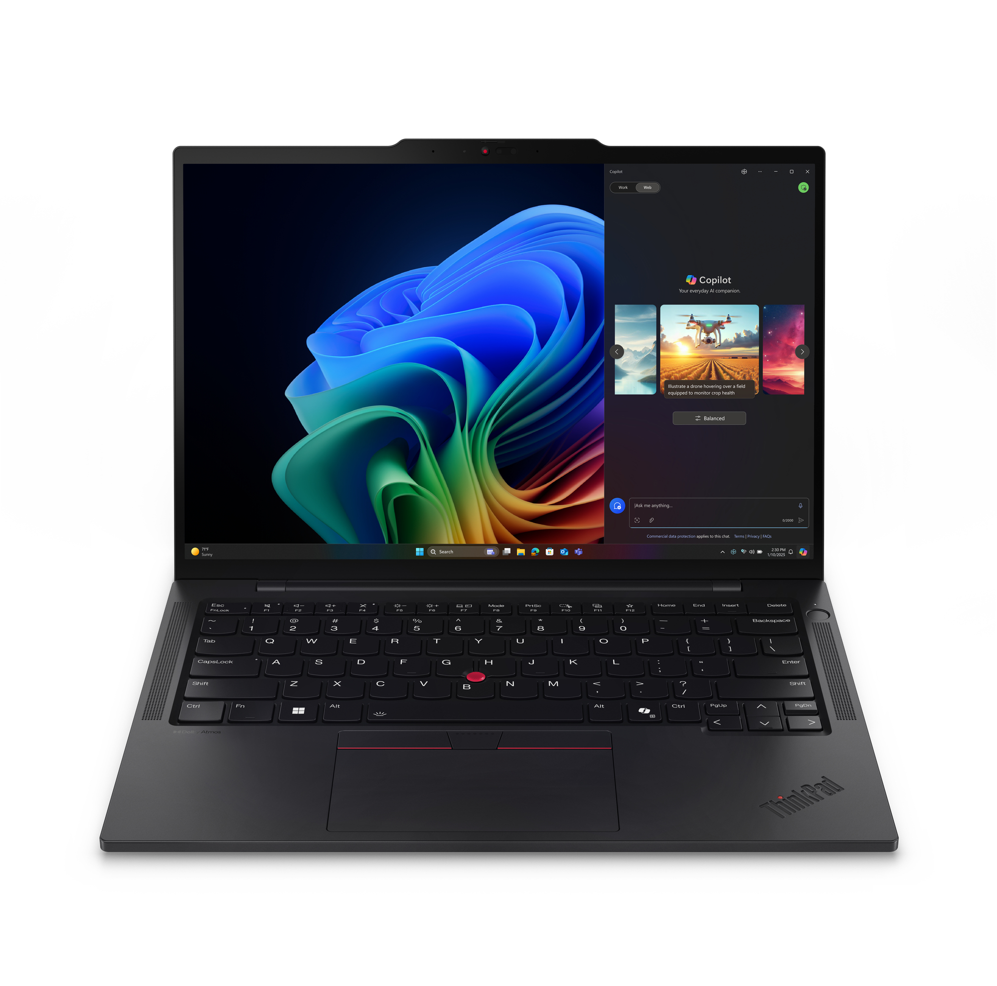 Lenovo ThinkPad T14s Gen 6 (Intel) Copilot+ PC Intel Core Ultra 7 258V Computer portatile 35,6 cm (14") WUXGA 32 GB LPDDR5x-SDR