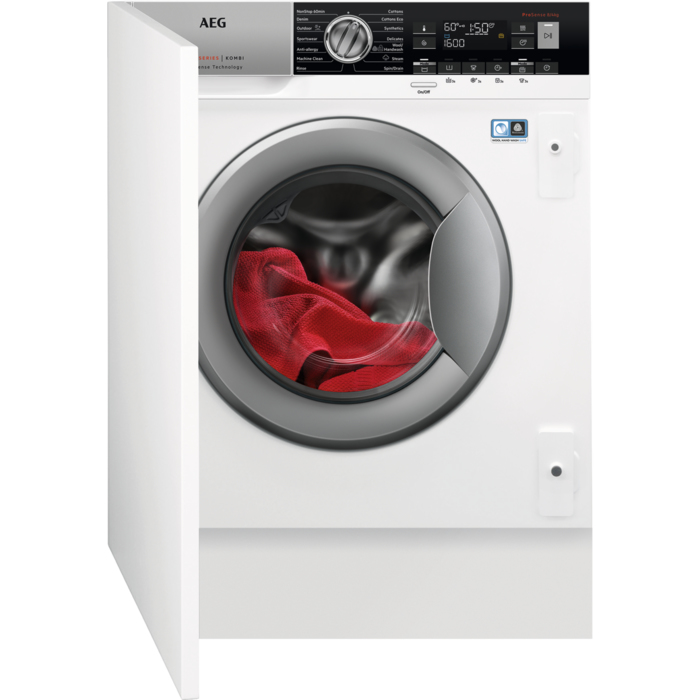 AEG L8WBE68SI washer dryer Built-in Front-load White