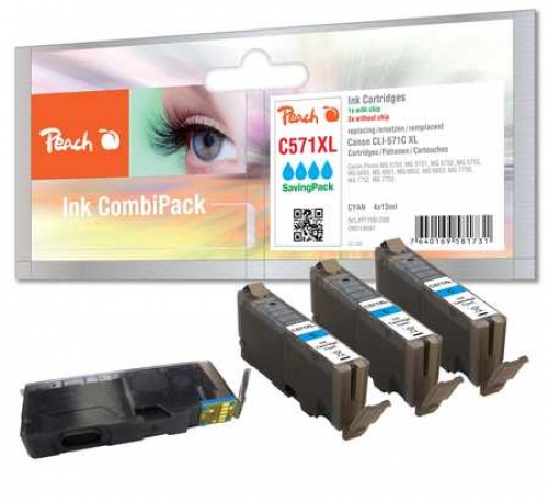 Peach PI100-268 ink cartridge Cyan