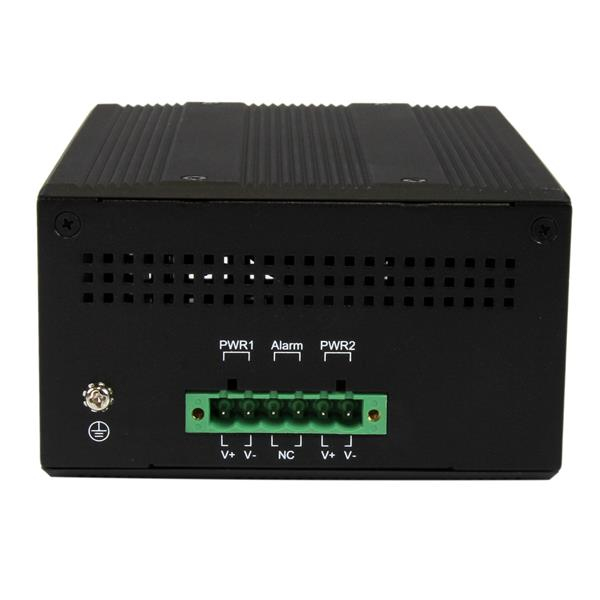 StarTech.com 6 Port Unmanaged Industrial Gigabit Ethernet Switch w/ 4 PoE+ Ports and Voltage Regulation - DIN Rail / Wall-Mountable – image 3