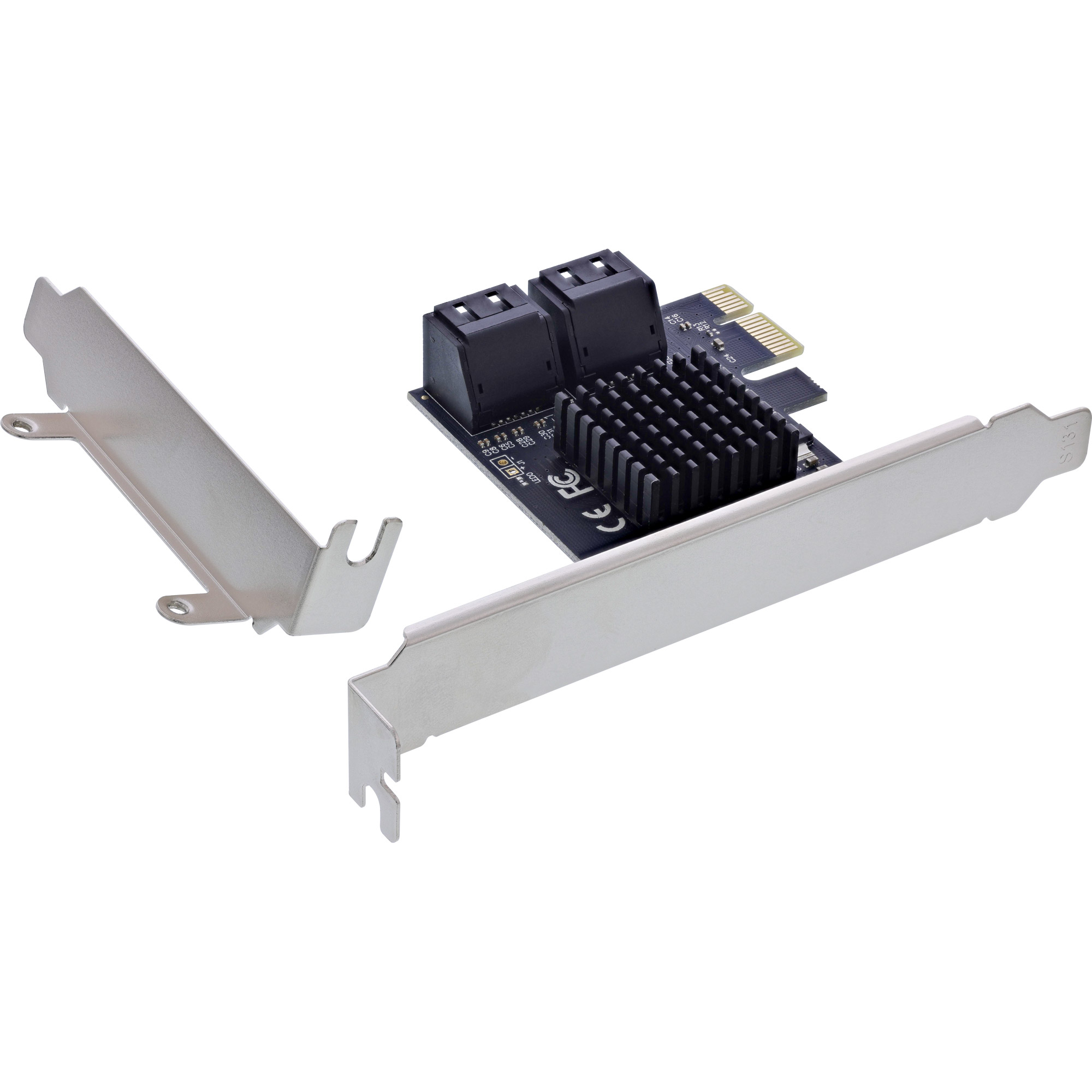 InLine SATA 6Gb/s Controller with 4 SATA Ports PCI-Express 2.0 – image 1