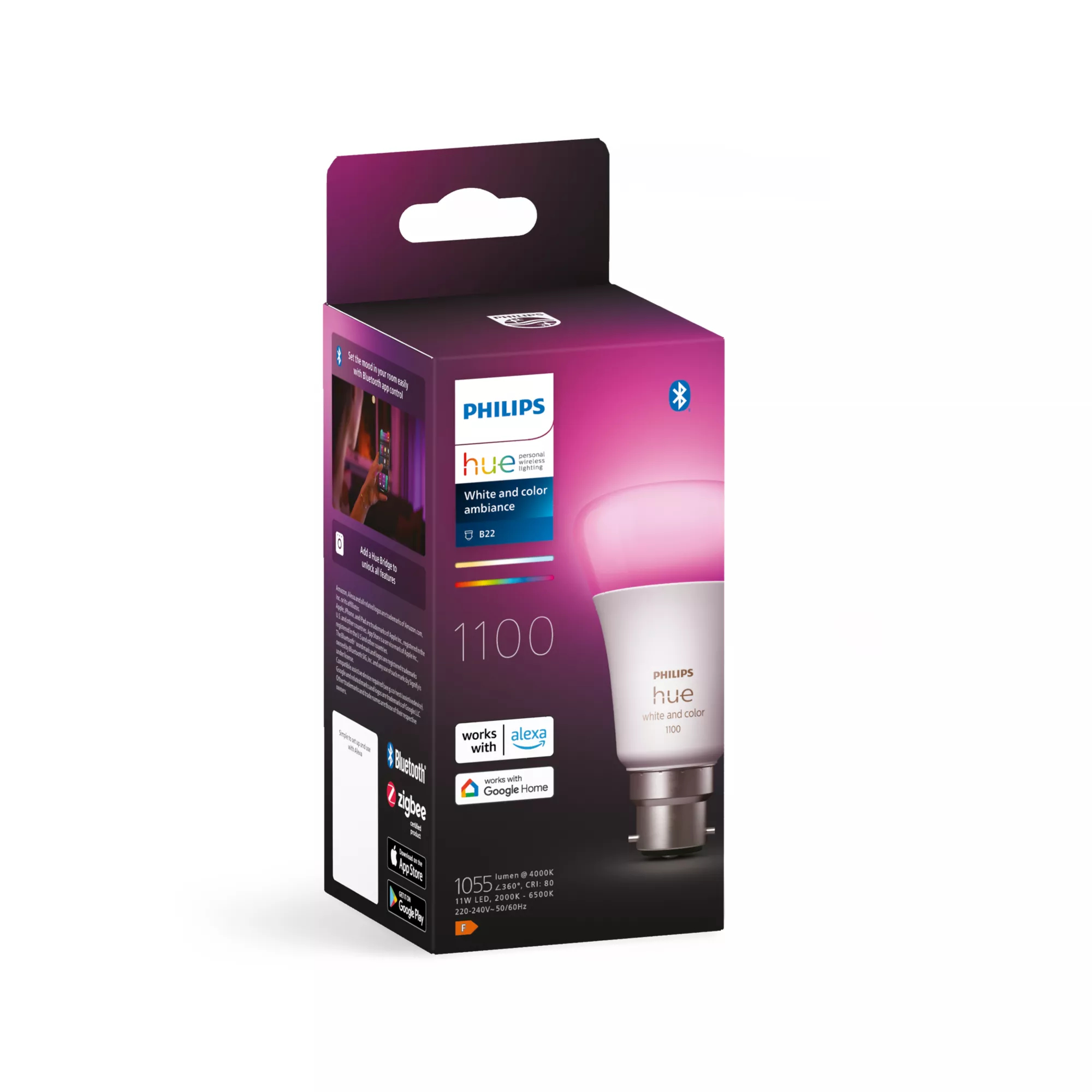 Philips by Signify Philips Hue White and colour ambience A60 – B22 smart bulb – 1100 – image 3