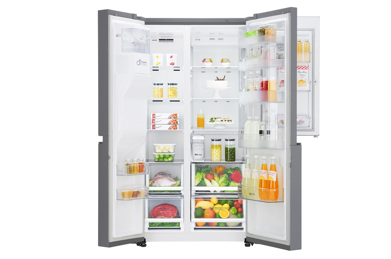 LG GSJ761PZXV side-by-side refrigerator Freestanding – image 6