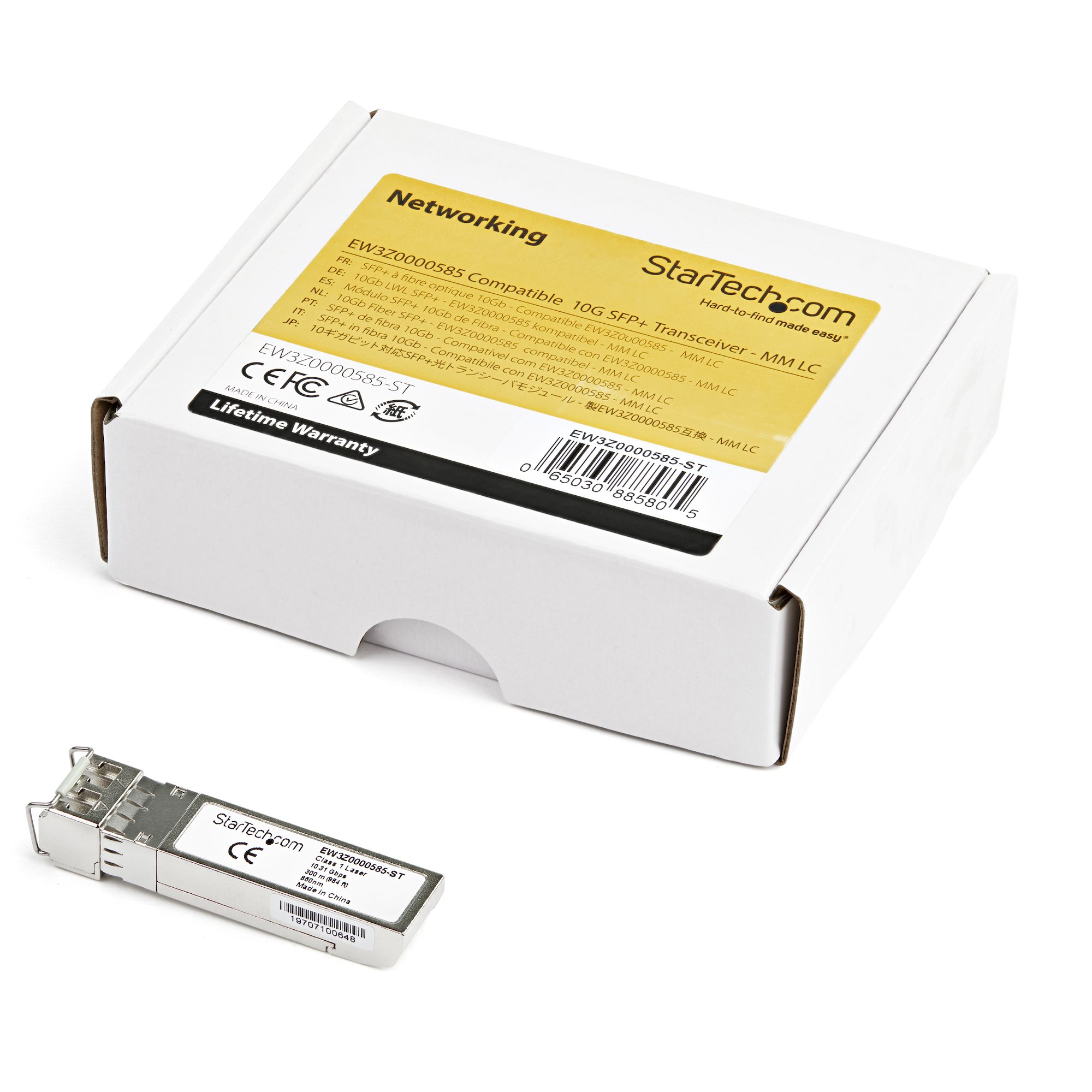 StarTech.com Citrix EW3Z0000585 Compatible SFP+ Module - 10GBASE-SR - 10GbE Multimode Fiber MMF Optic Transceiver - 10GE Gigabit Ethernet SFP+ - LC 300m - 850nm – image 3