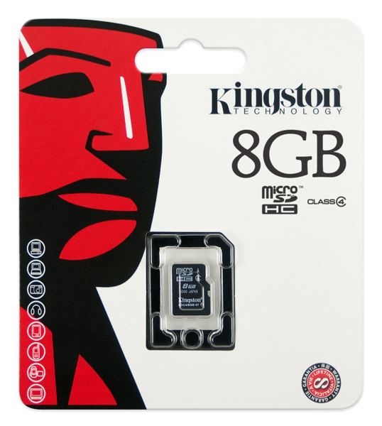 Kingston Technology SDC4/8GBSP memory card