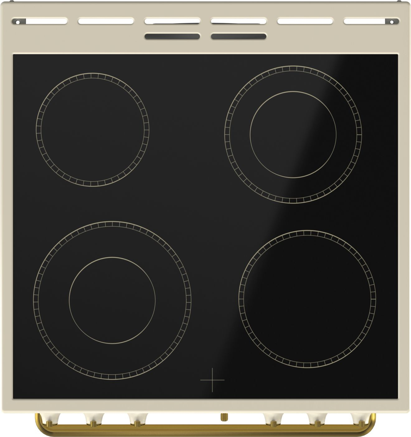 Gorenje EC62CLI Freestanding cooker Electric Ceramic hob Champagne – image 2