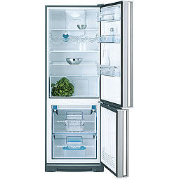 AEG S-75438-KG fridge-freezer Freestanding Stainless steel