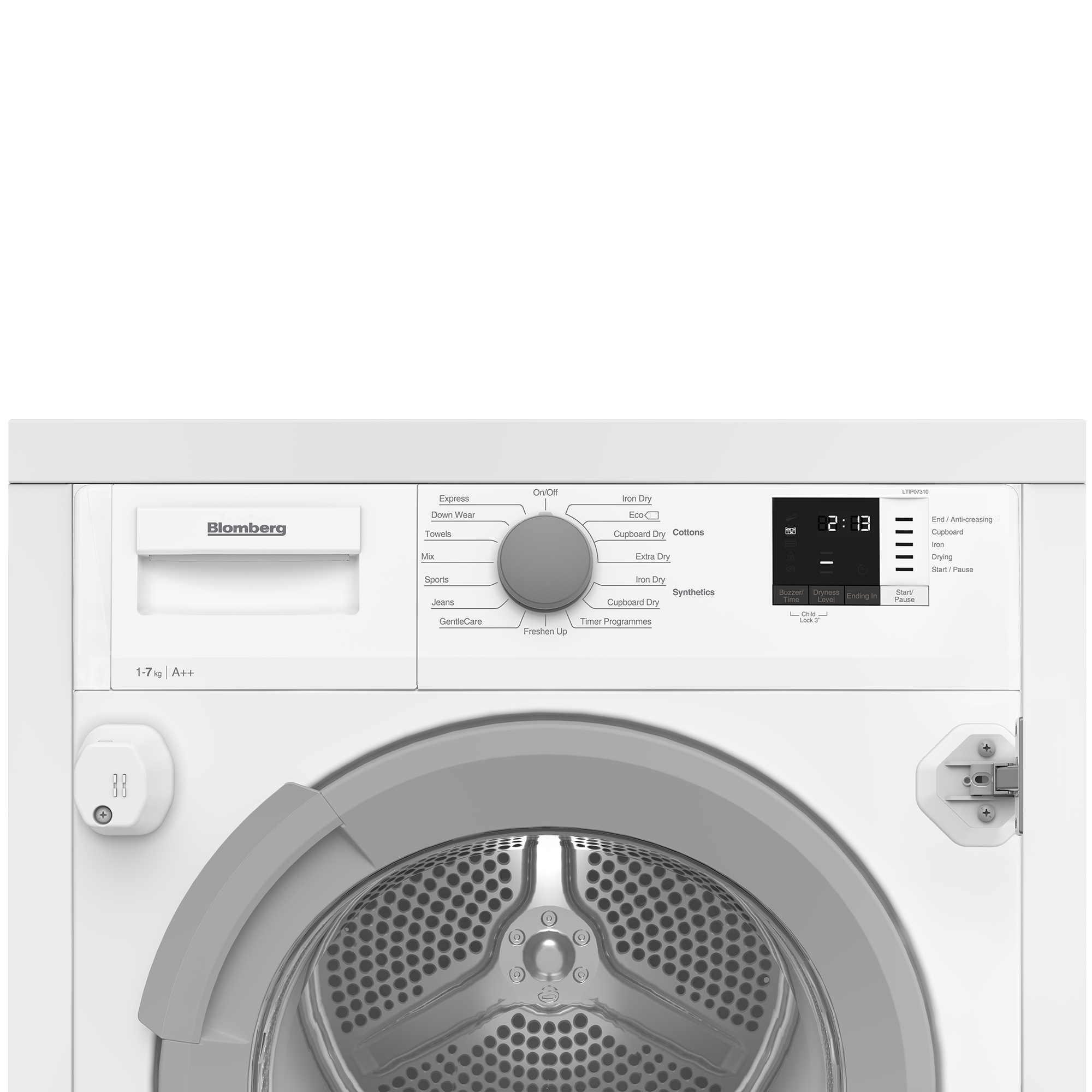 Blomberg LTIP07310 7kg Integrated Heat Pump Tumble Dryer with Sensor Drying Programme – image 4