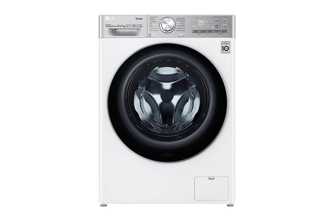 LG F4DV9510P2W washer dryer Freestanding Front-load White