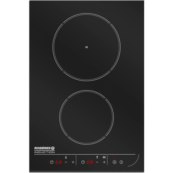 Rosieres RDVI342B hob Black Built-in Ceramic hob 2 zone(s)