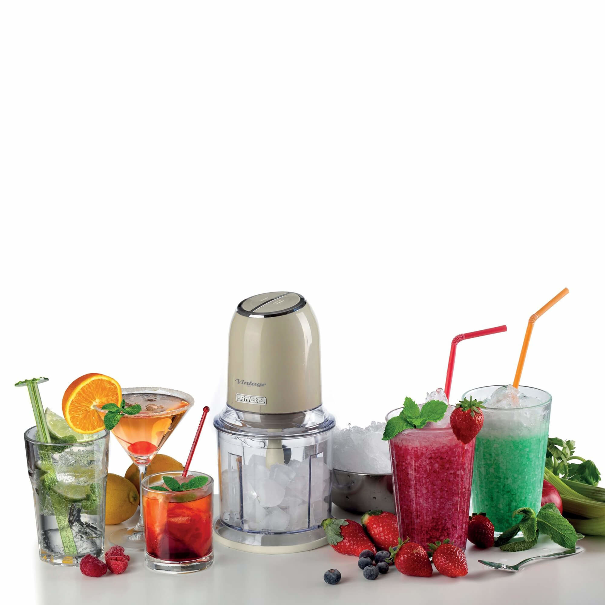 Ariete 438, Vintage Chopper, Chopper and Ice Crusher, 2 speeds, 4 stainless steel blades, 600 ml graduated cup – image 7