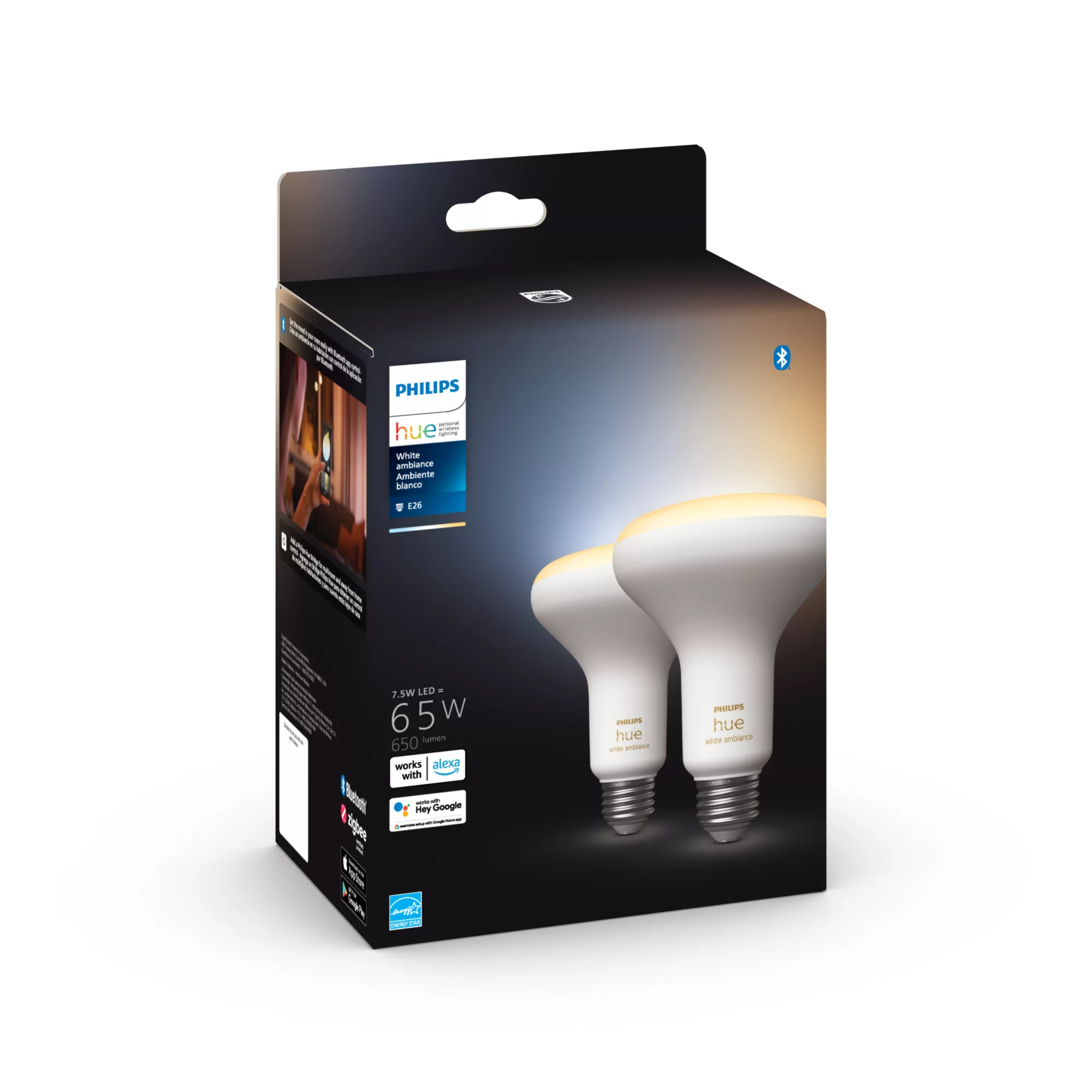 Philips by Signify Philips Hue White ambience 046677548599 smart lighting Smart bulb Bluetooth/Zigbee – image 2
