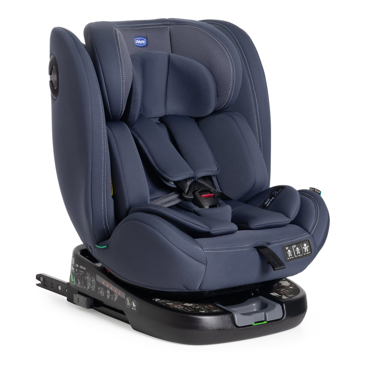 Chicco Unico Evo i-Size Oto Koltuğu Grup 0+/1/2/3 (0-36kg) ISOFIX Mavi