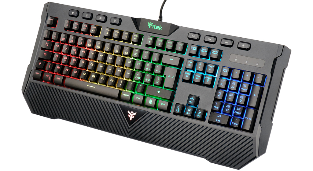 itek Q11 keyboard Gaming USB Italian Black – image 4