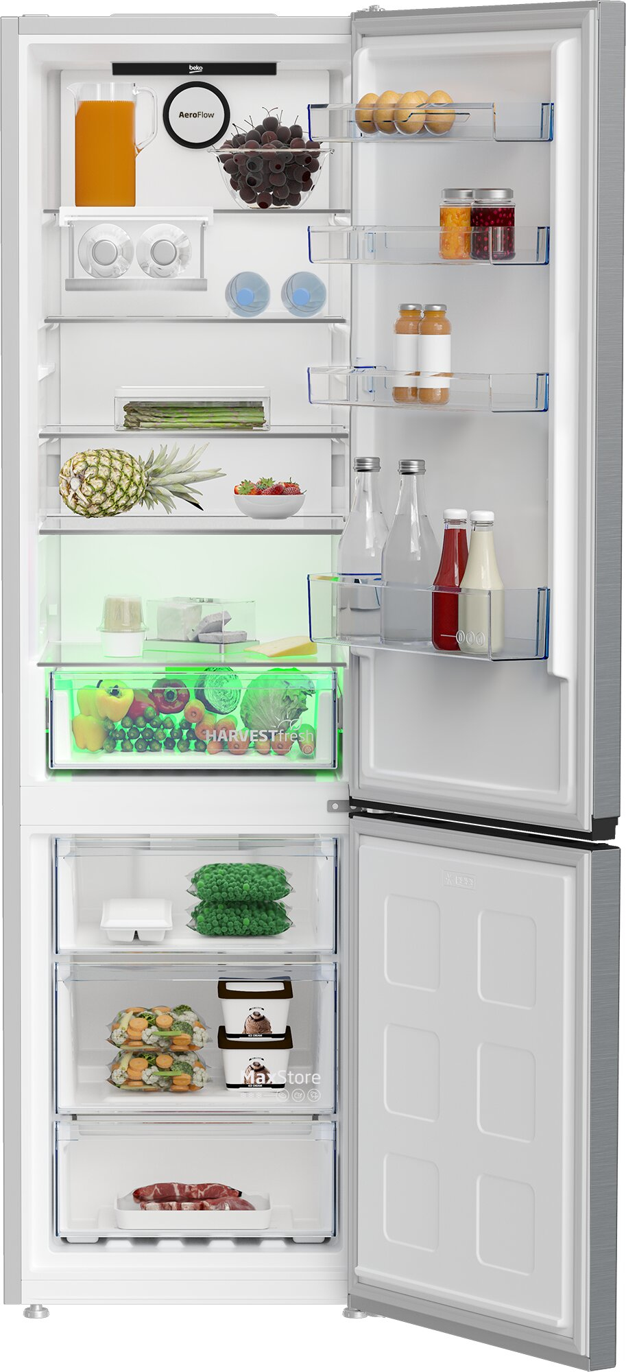 Beko KG520 fridge-freezer Freestanding – image 3