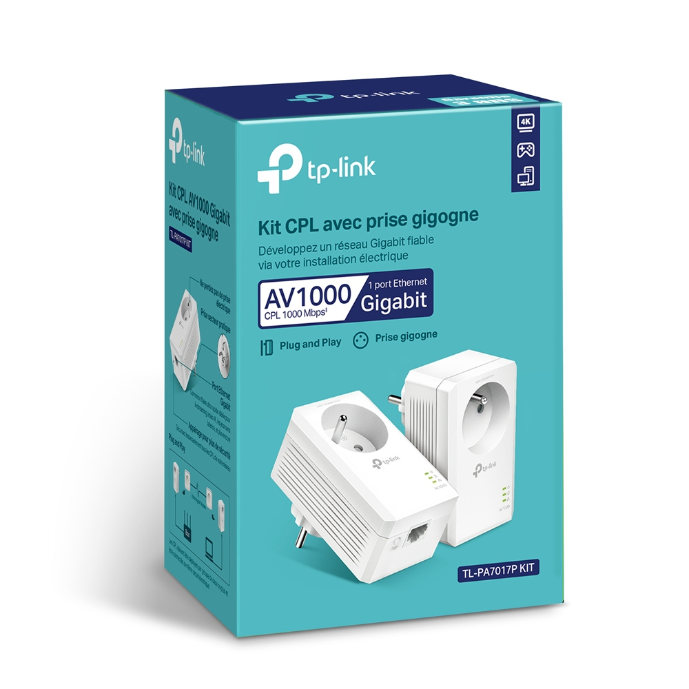 TP-Link TL-PA7017PKIT(FR) 1000 Mbit/s Ethernet LAN White 2 pc(s) – image 7