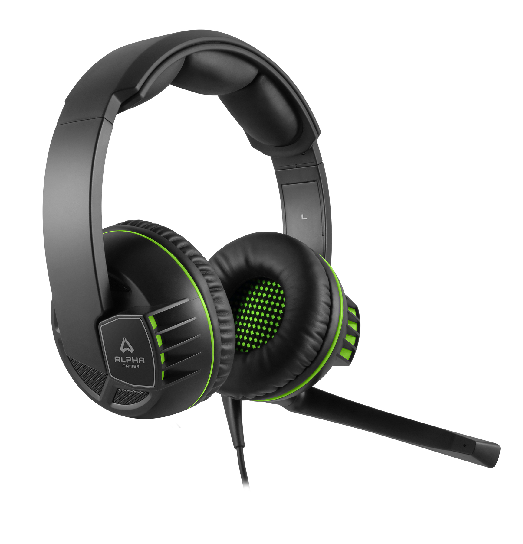 Alpha Gamer Sigma Headset Wired Head-band Gaming Black, Green – image 4