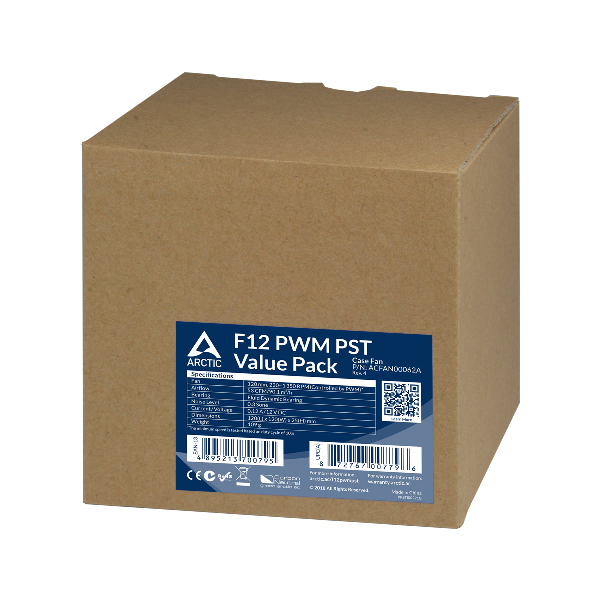 ARCTIC F12 PWM PST - 120 mm PWM PST Case Fan – image 3