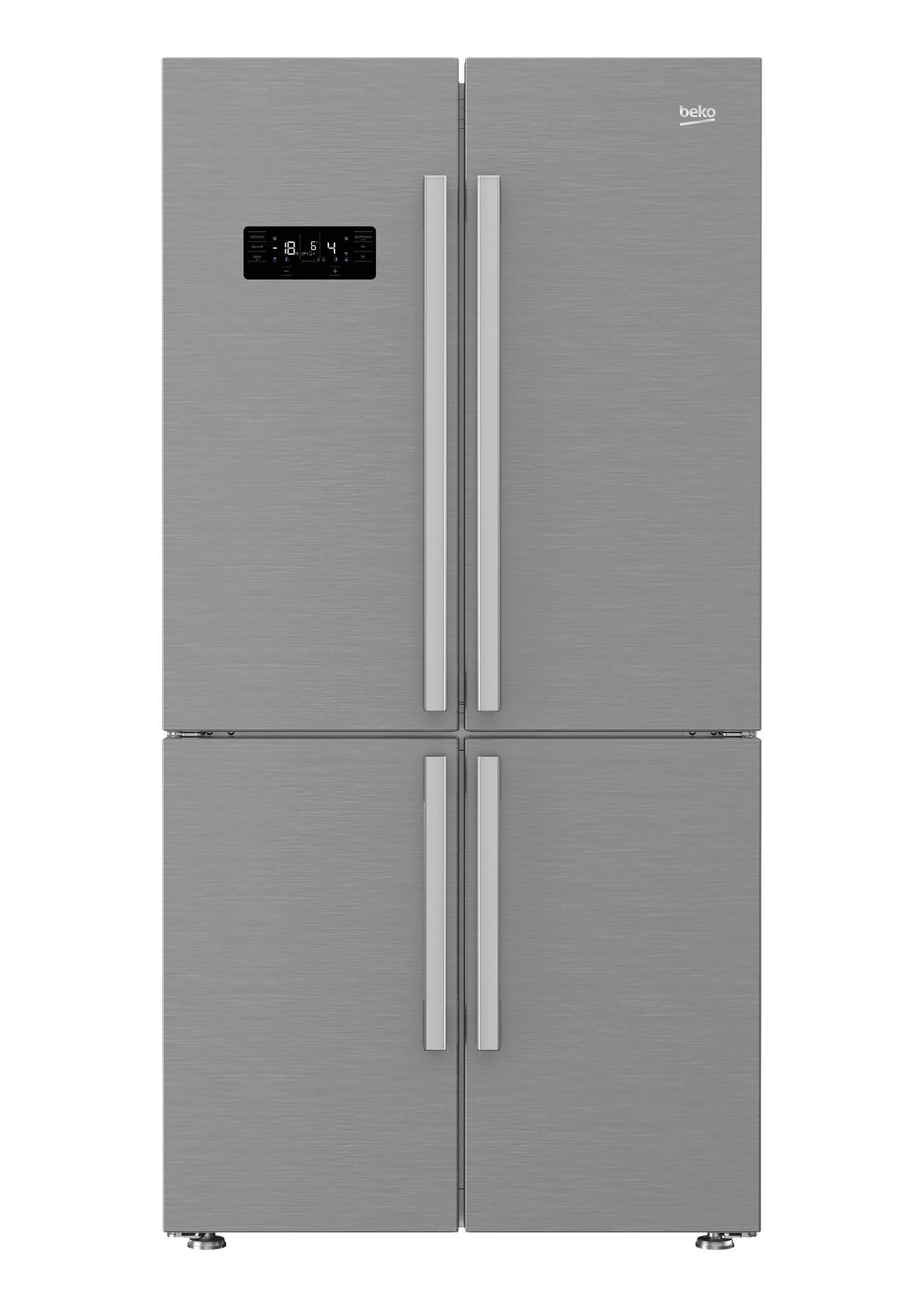 Beko GN1416231JX side-by-side refrigerator Freestanding