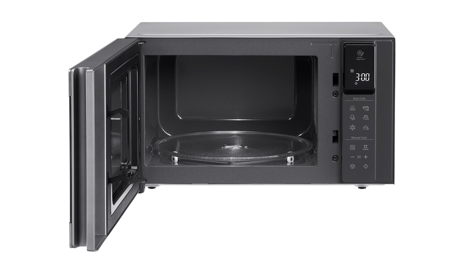 LG MS2595CIS microwave Silver, Stainless steel Solo microwave Countertop – image 5