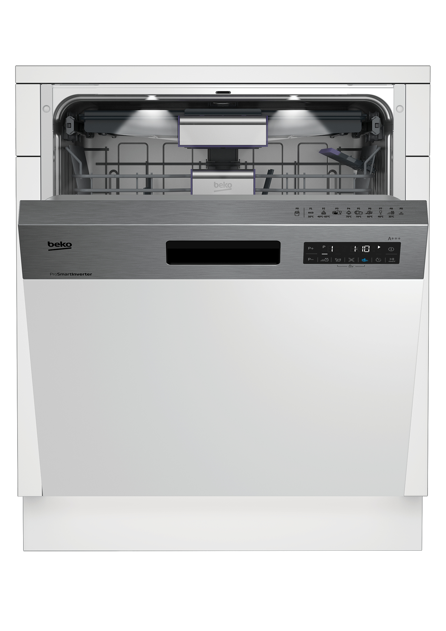 Beko DSN39430X dishwasher Semi built-in 14 place settings – image 2