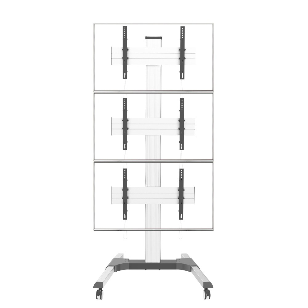 Techly Floor Stand for 3 LCD/LED TVs 32-55" for Video Wall – image 5