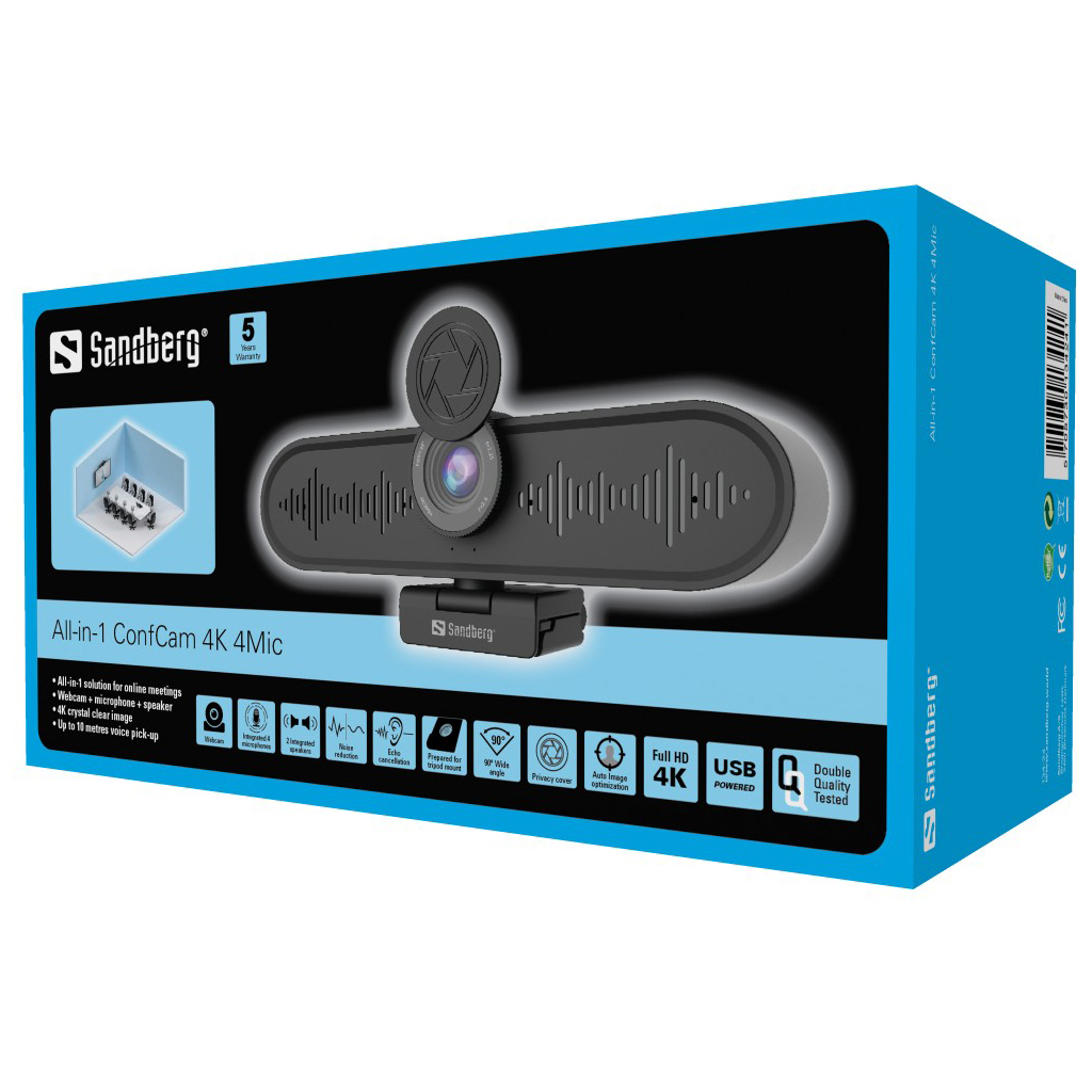 Sandberg All-in-1 ConfCam 4K 4Mic – image 7
