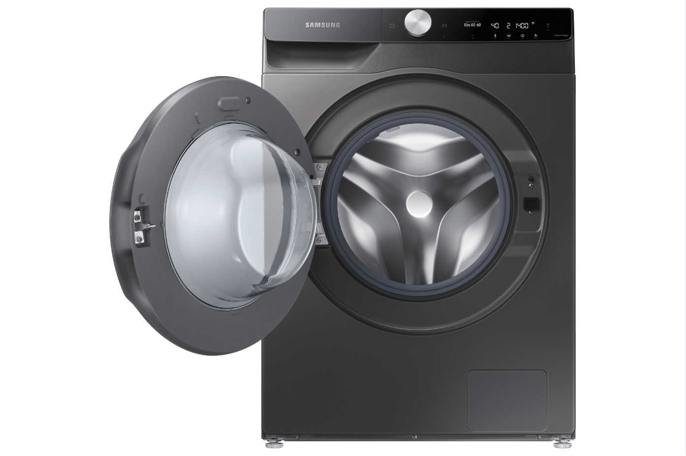 Samsung WD12TP34DSX/AH washer dryer Freestanding Front-load Grey – image 2