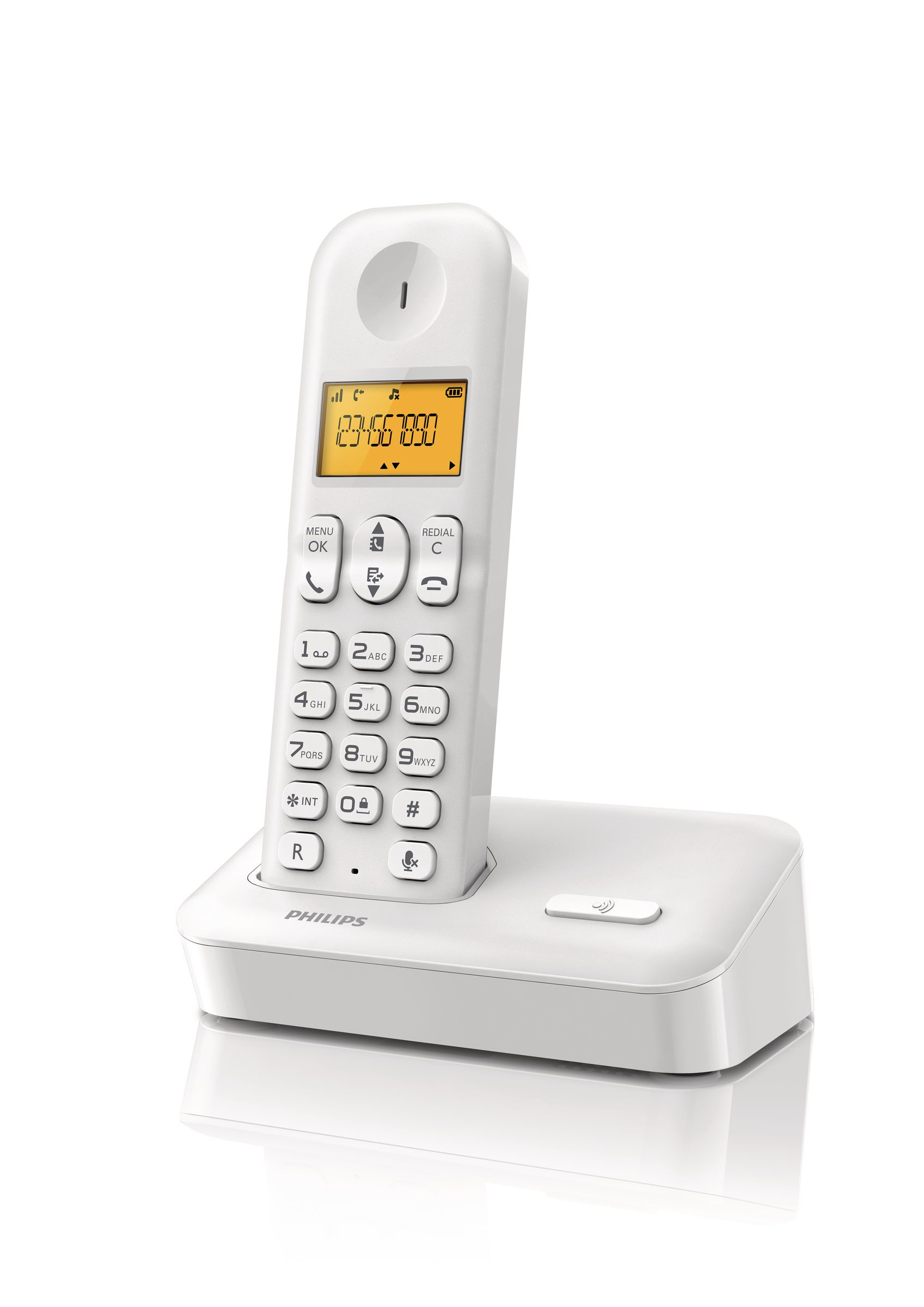 Philips D1501W/96 telephone DECT telephone Caller ID White