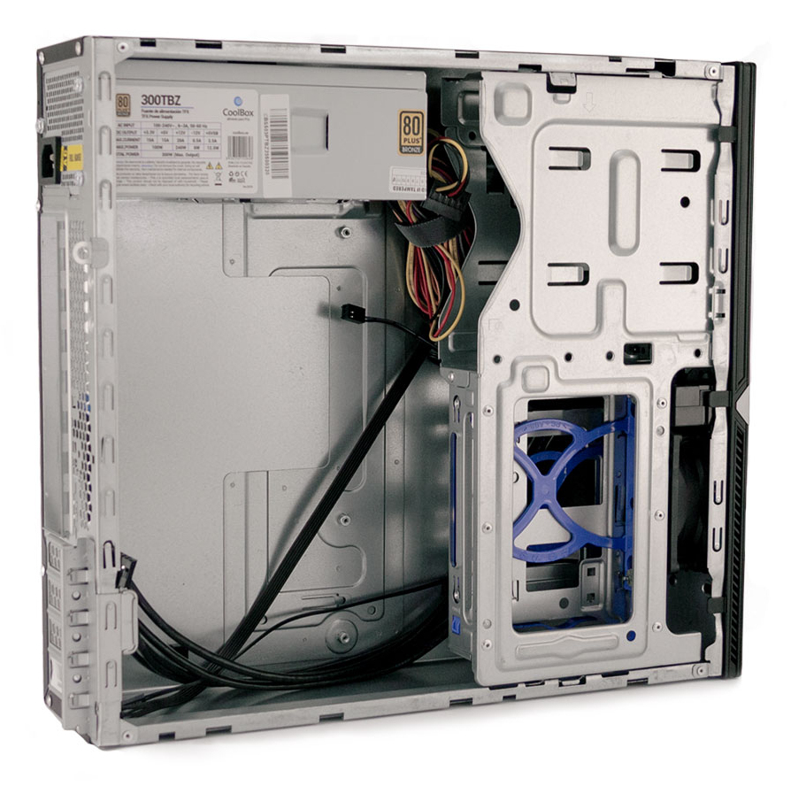 CoolBox CAJCOOT450S-BZ computer case Low Profile (Slimline) Black – image 4