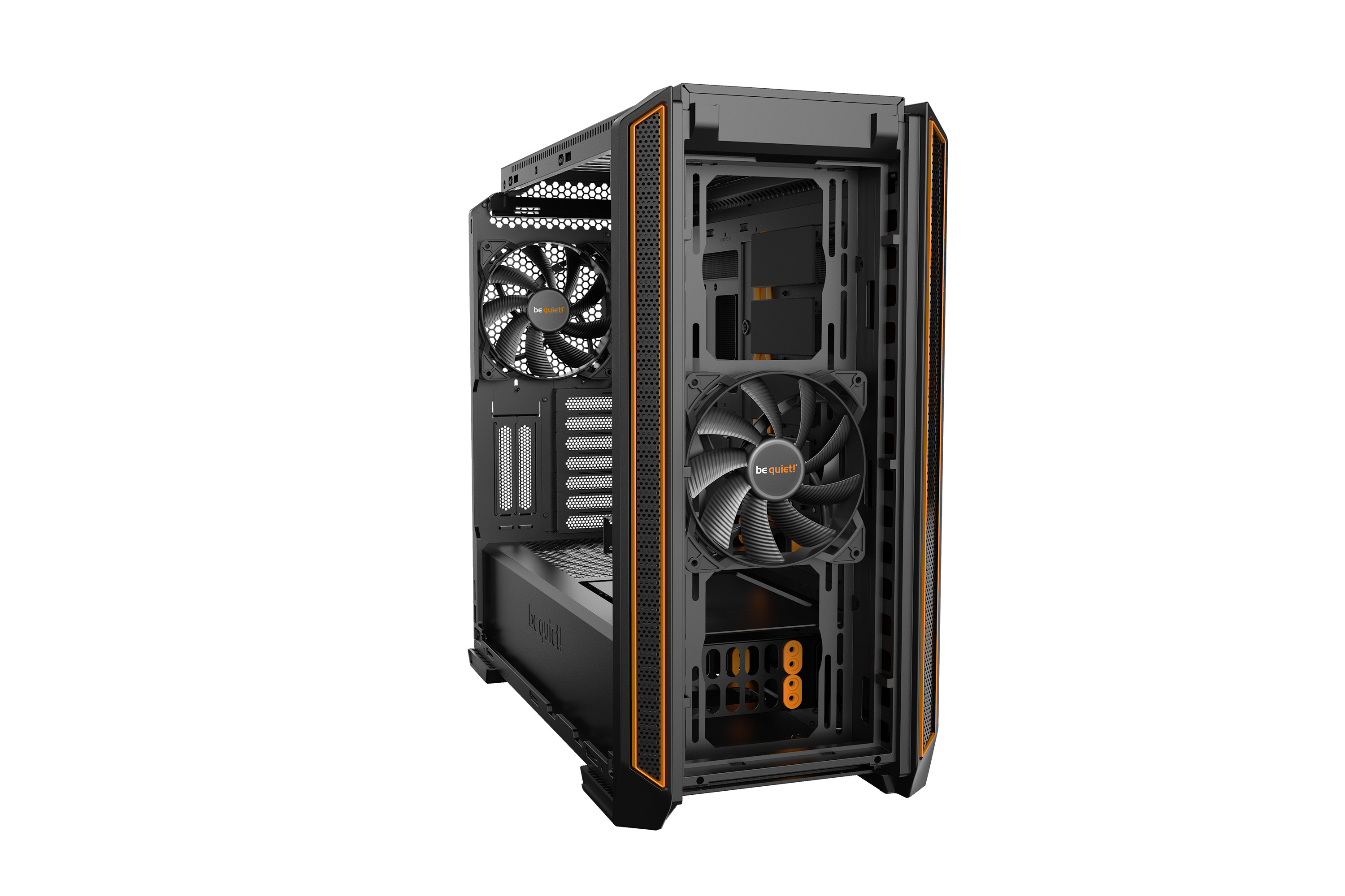 be quiet! Silent Base 601 Window Midi Tower Black, Orange image 3