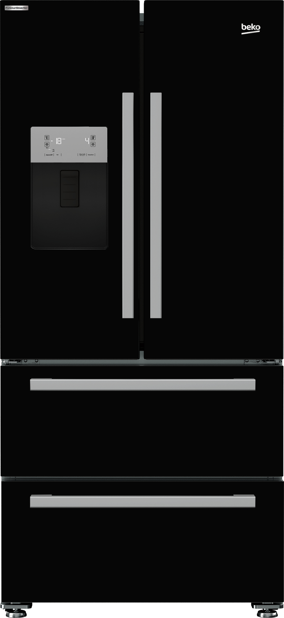 Beko GRNE360520DB Freestanding American Style Fridge Freeze with HarvestFresh™ – image 1