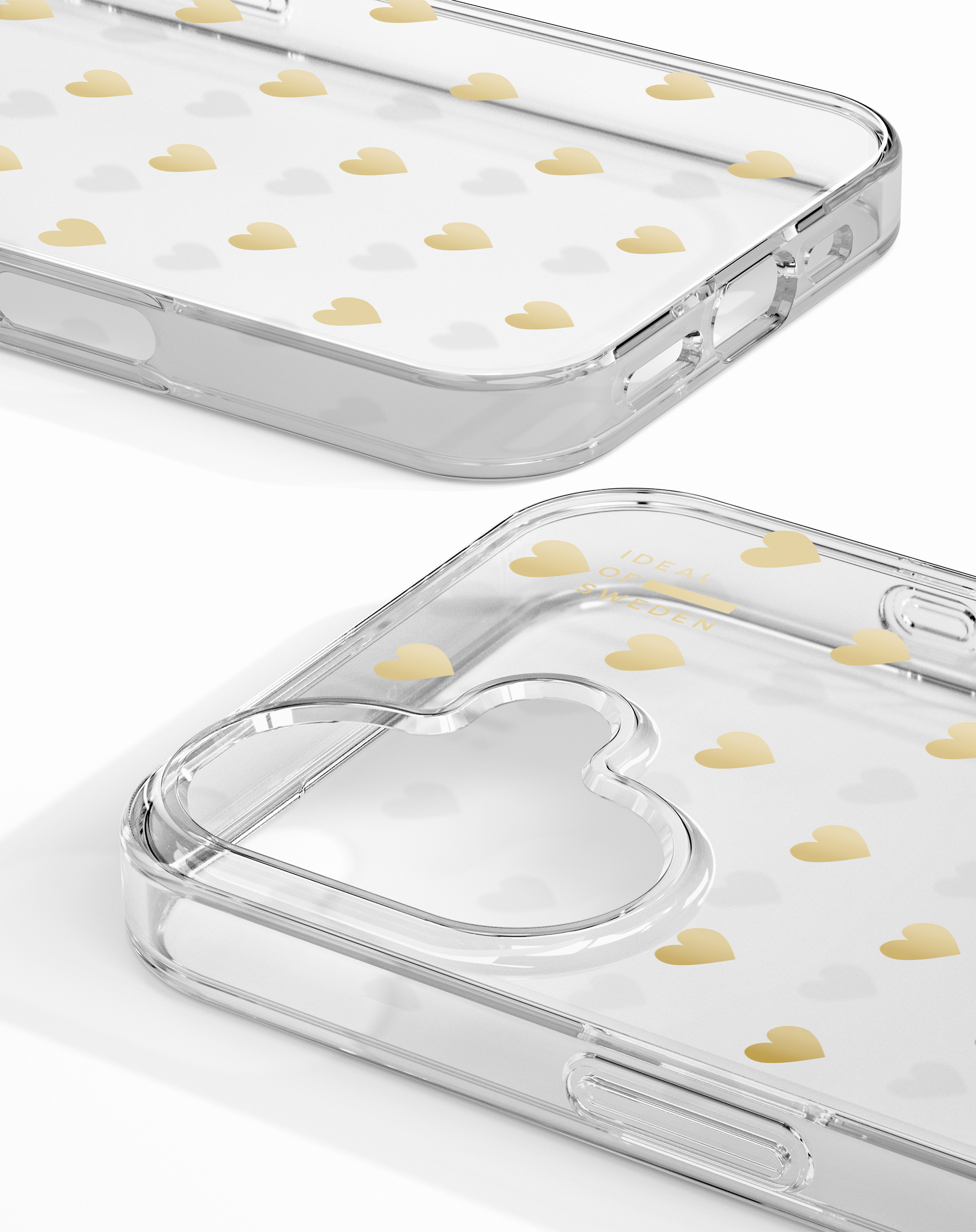 iDeal of Sweden Clear Case iPhone 16 Golden Hearts – image 2