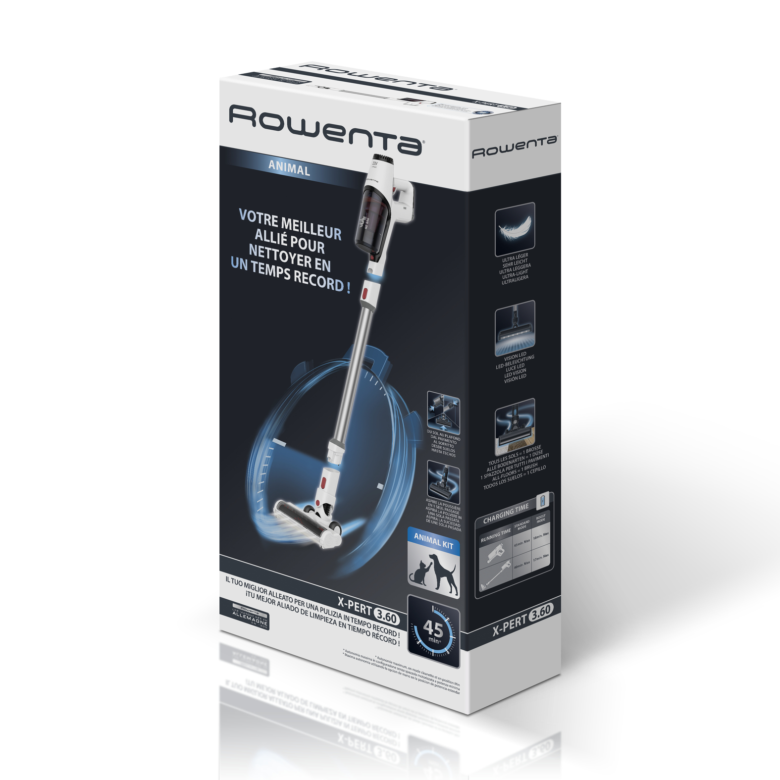 Rowenta RH6973 2-in-1 stick vacuum Battery Dry Cyclonic Bagless – image 4