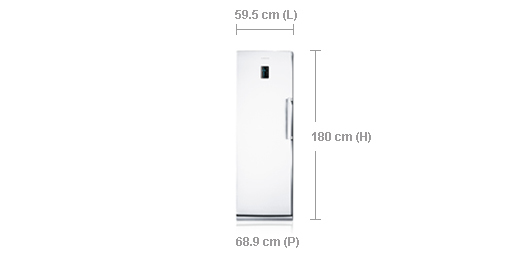 Samsung RZ90HAWW Upright freezer Freestanding – image 3