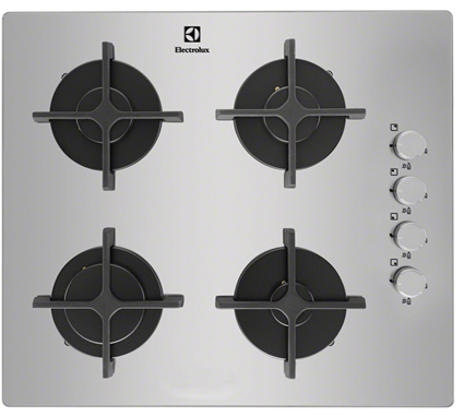 Electrolux EGT6142NOX hob Stainless steel Built-in Gas 4 zone(s)