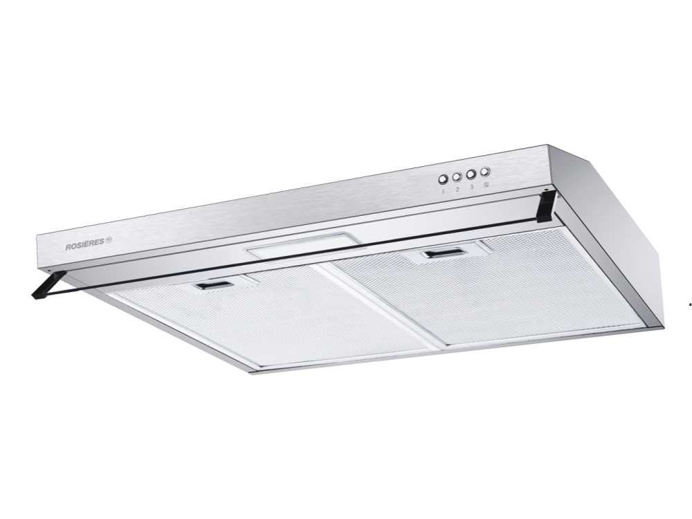 Rosieres RHC638/1IN cooker hood Wall-mounted Stainless steel 348 m³/h