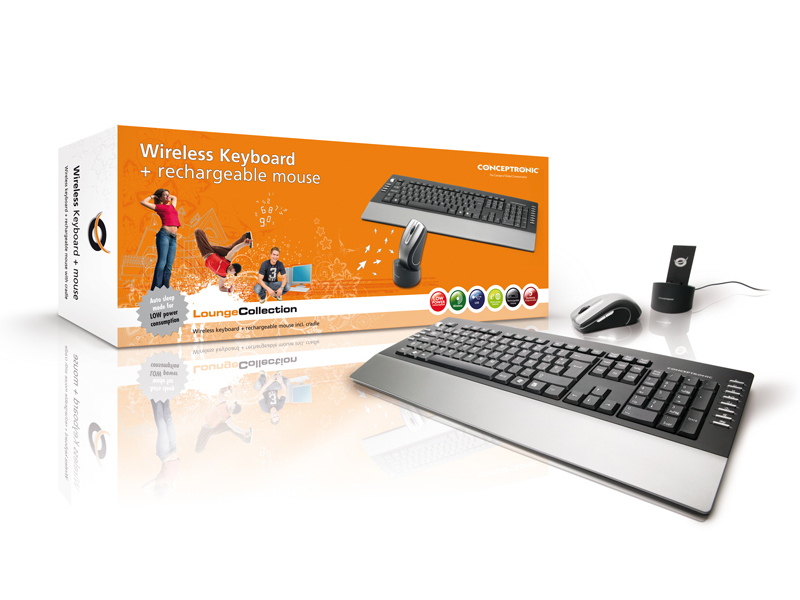 Conceptronic Wireless UK Keyboard & Mouse – image 6