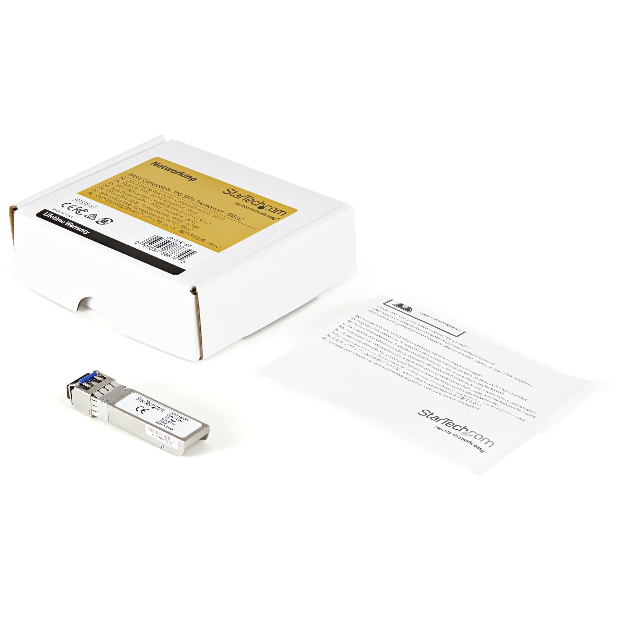 StarTech.com HPE J9151E Compatible SFP+ Module - 10GBASE-LR - 10GbE Single Mode Fiber Optic Transceiver - 10GE Gigabit Ethernet SFP+ - LC 10km - 1310nm - DDM HP – image 3