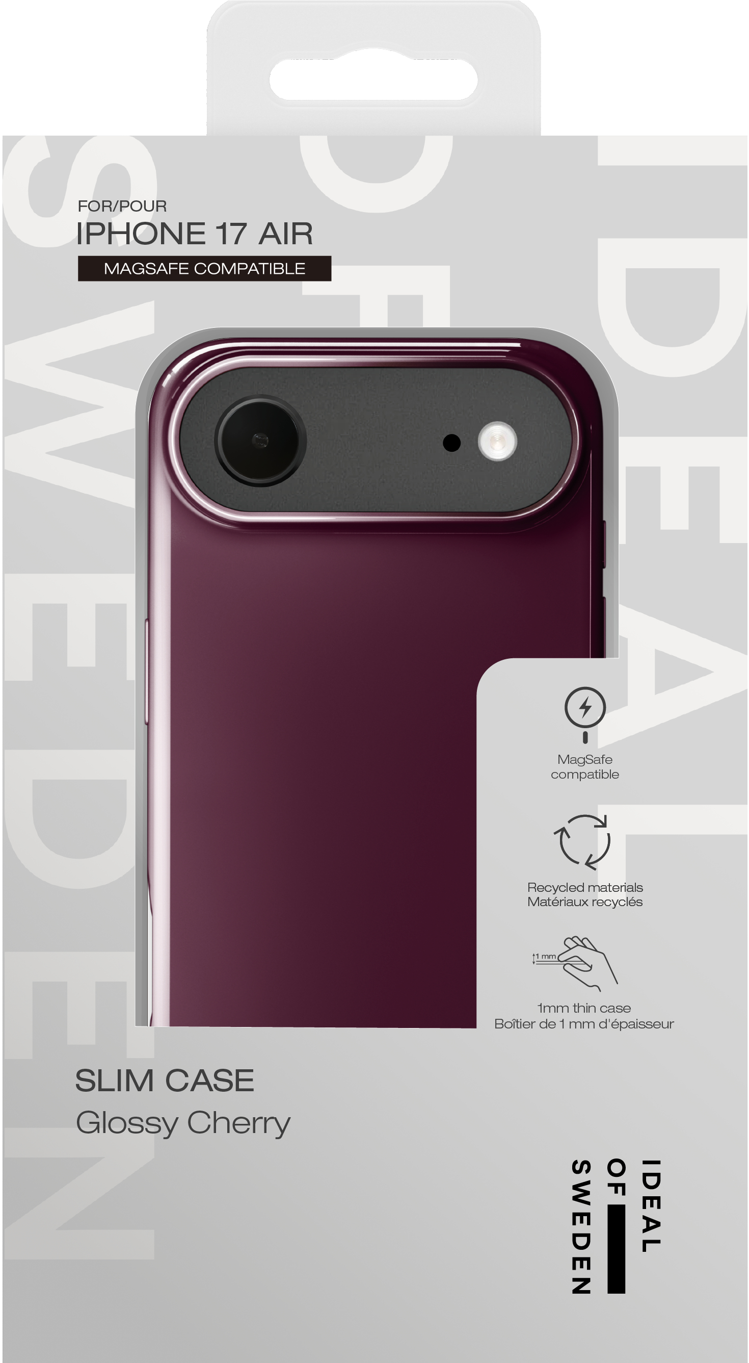 iDeal of Sweden Slim Case MagSafe iPhone Air Glossy Cherry – image 4