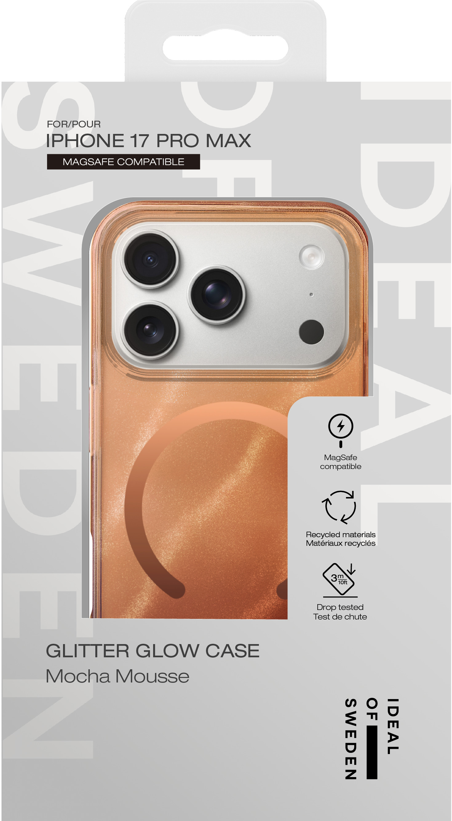 iDeal of Sweden Clear Case MagSafe iPhone 17 Pro Max Mocha Mousse – image 4