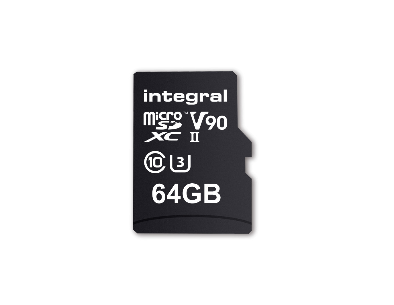 Integral 64GB MICRO SDXC CL10 UHS 2 U3 V90 R-280 W-240 MB/S
