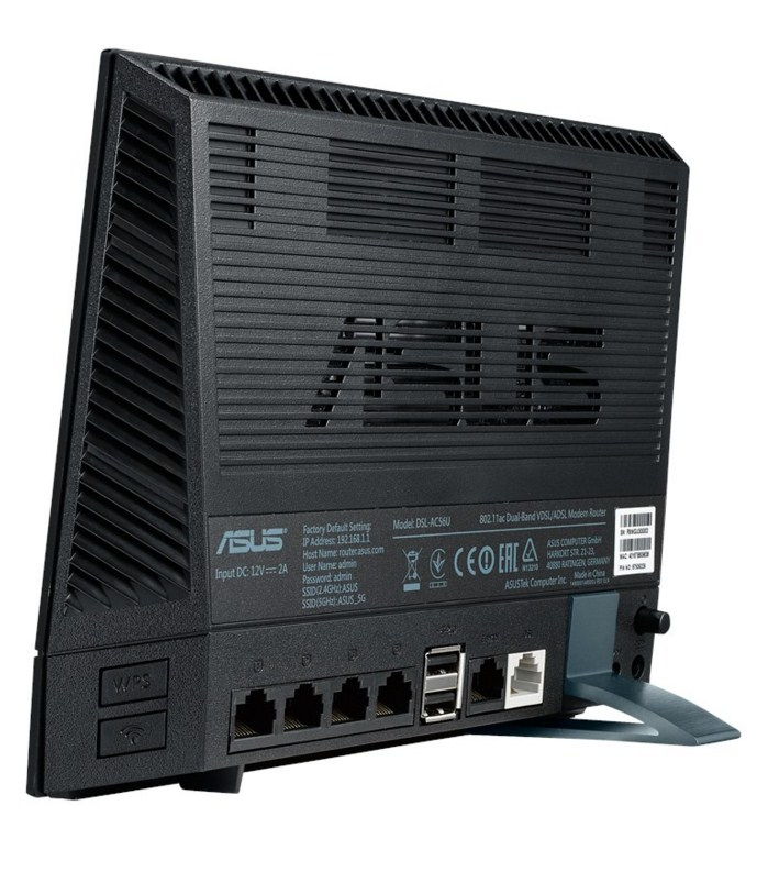 ASUS DSL-AC56U wireless router Gigabit Ethernet Dual-band (2.4 GHz – image 2
