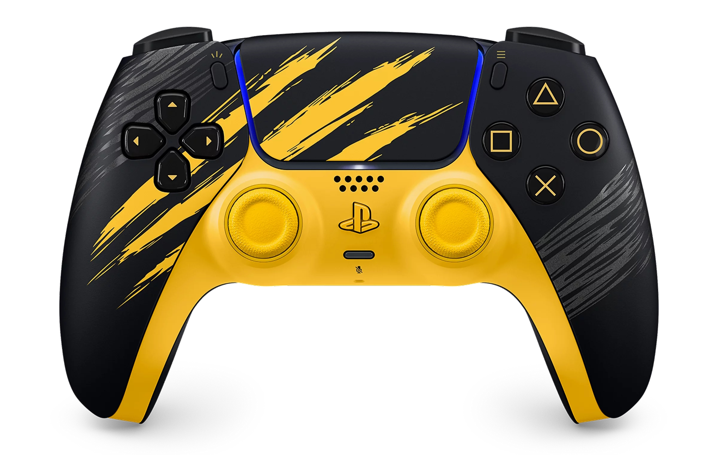 Mando inalámbrico DualSense Edición Limitada Marvel: Lobezno Amarillo de Combate.